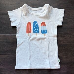 Kids White Popsicle Graphic Tee